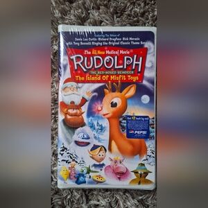💿3/$20 Rudolph The Red-Nosed Reindeer VHS Still Sealed